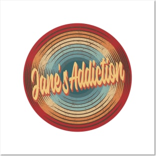 Jane's Addiction Vintage Circle Posters and Art